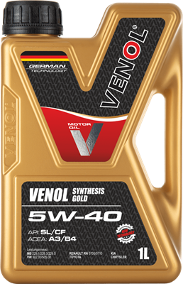 VENOL SYNTHESIS GOLD SN CF 5W-40 (1 л) 233.001 - фото 4622