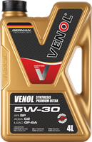 VENOL PREMIUM ULTRA SP 5W-30 (4 л) 376.004